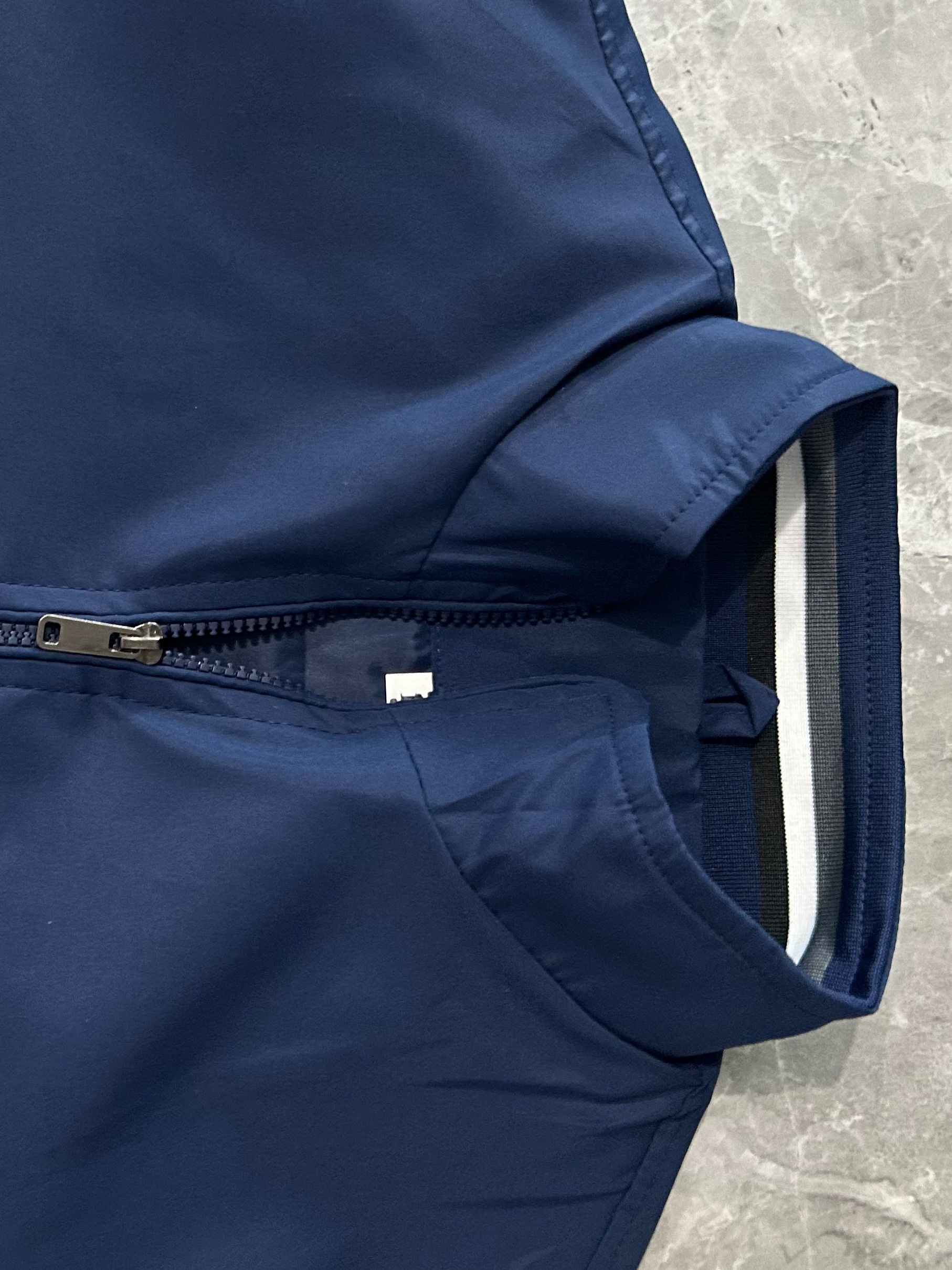 mens casual stand collar jacket coat regular hipster windbreaker for spring autumn details 5